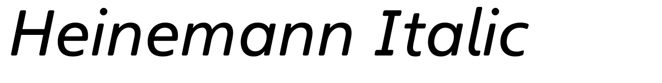 Heinemann Italic